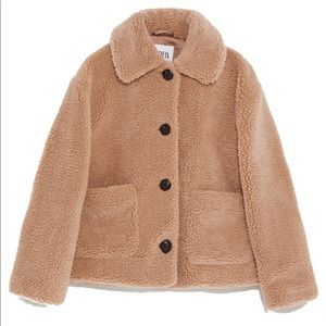 Zara Teddy Short Coat